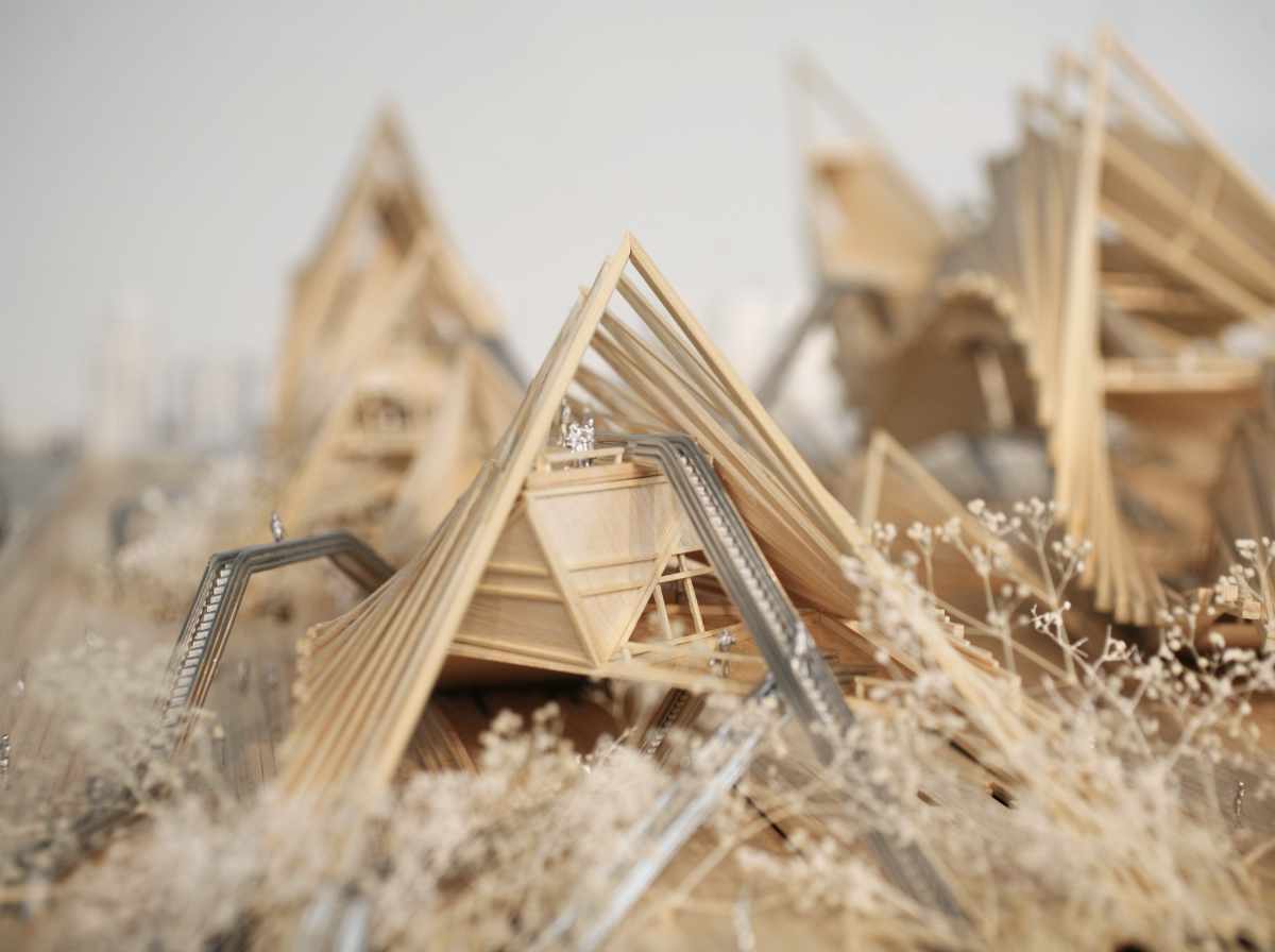 PlantPlant＿ICHIRO design, Inc.｜田中一郎デザインオフィス　建築模型　卒業制作　木造　Architectural model, Graduation work, Wooden structure