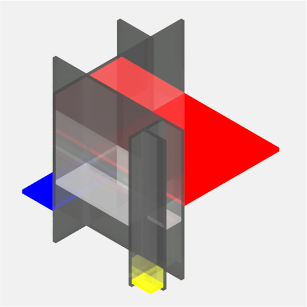 3D Mondrian　モンドリアン3D　ICHIRO design, Inc.｜田中一郎デザインオフィス